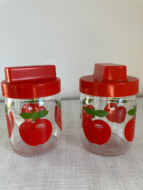 Image 1 of 2 bonitos tarros de almacenamiento Gulf