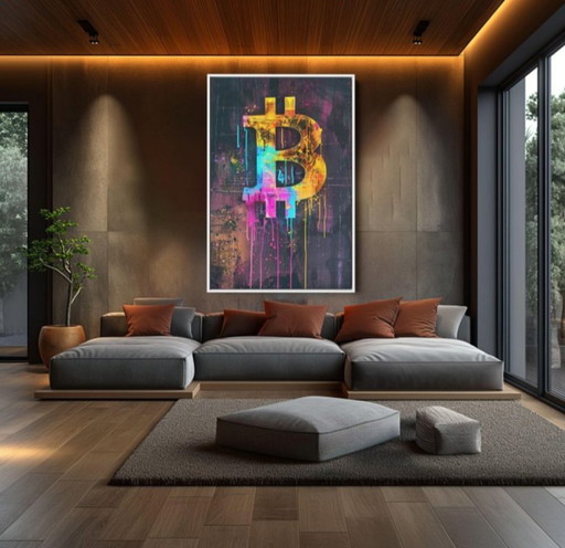 Dine Chanima XXL Artwork Bitcoin