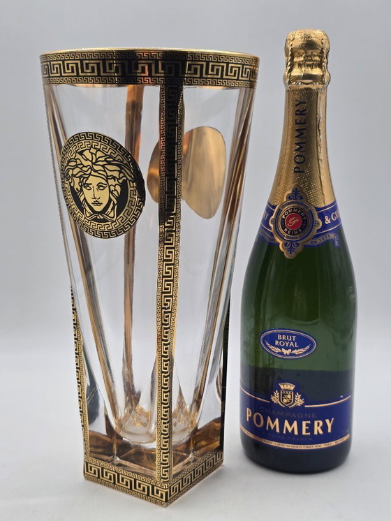 Image 1 of Vaso in cristallo a parete spessa "Medusa