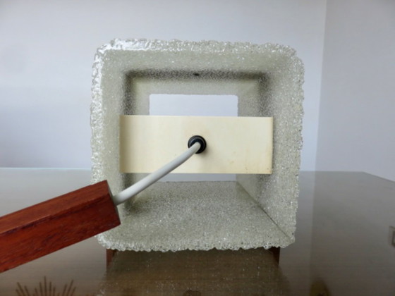 Image 1 of Par de lámparas colgantes escandinavas de plexiglás y teca, 1970