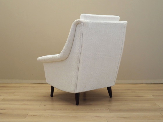 Image 1 of White armchair, Danish design, 1970s, production: Denmark