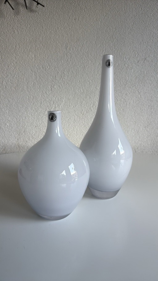 Vintage IKEA Salong Vasen – Weißes Opalglas – Johanna Jelinek