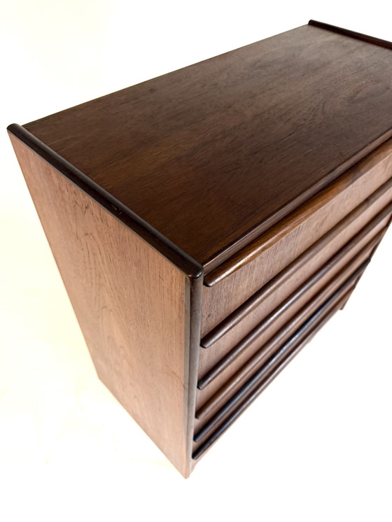 Image 1 of Vintage XL Danish teak chest of drawers '60