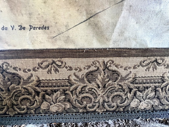 Image 1 of Tapisserie murale 1876 « Visite à l'atelier de l'artiste » V. de Parades