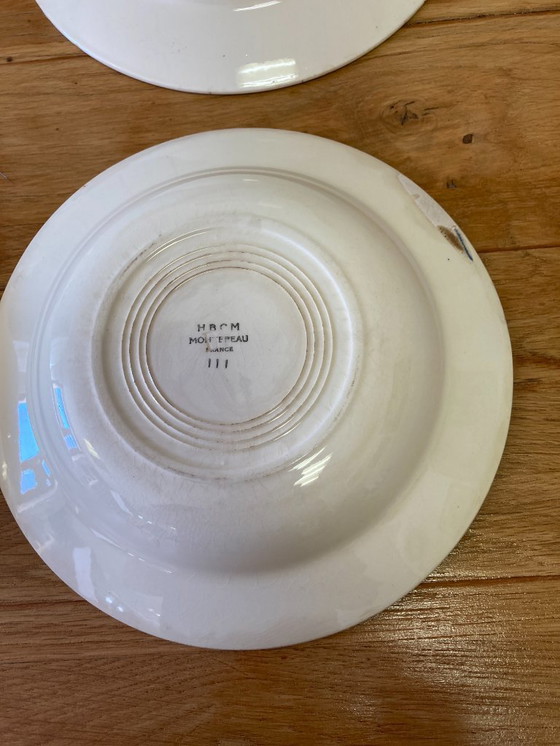 Image 1 of Set of 4 vintage "Montereau" plates