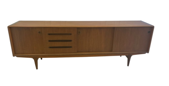 Image 1 of Vintage teakhouten dressoir - Simat - jaren 70