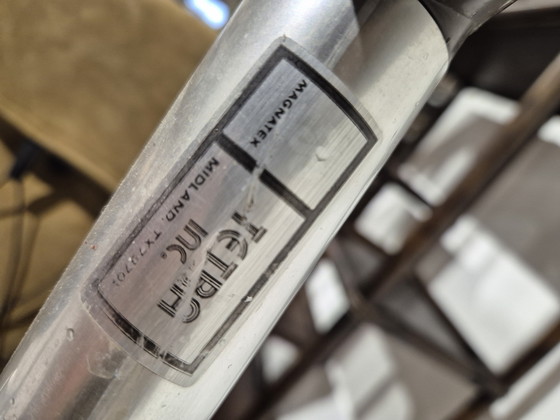 Image 1 of Magnatex Tetra Inc. USA footstool vintage safari style