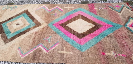 Image 1 of Handgeknoopt Berber kleed wol 335x167cm