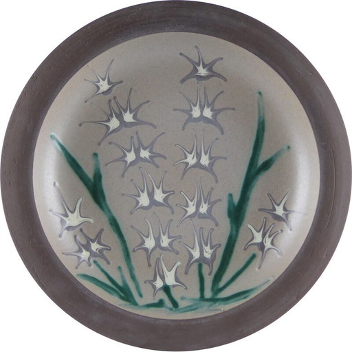 Scandinavisch oud keramiek bord, 1960