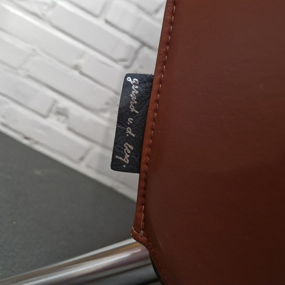 2 Fauteuils Label Gerard van den Berg modèle Cheo – Label Van den Berg, Cuir (photo 5 of 8)