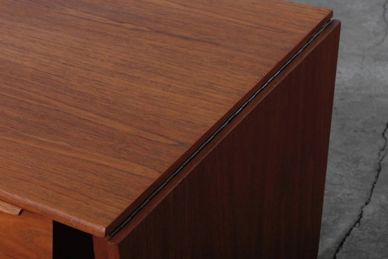 Tavolino da caffè tavolo da cucito di Arne Wahl Iversen design danese teak – Iversen (Arne Wahl) (photo 13 of 18)