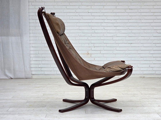 Image 1 of 1970s, Norwegian design by Sigurd Ressel, lounge chair, model "Falcon".