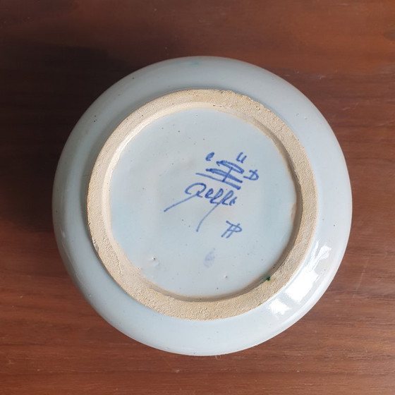 Image 1 of Delfts Blauw Bonbonniere uit de Jaren 50