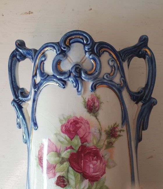 Image 1 of Pair of Art Nouveau porcelain vases–Gräfenthal? ca. 1900