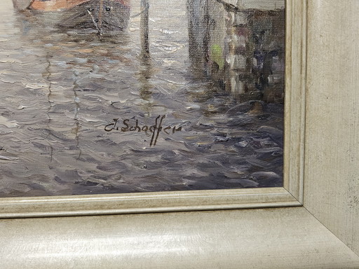 Jan Schaeffer, Sur la rivière Lek près de Nieuport