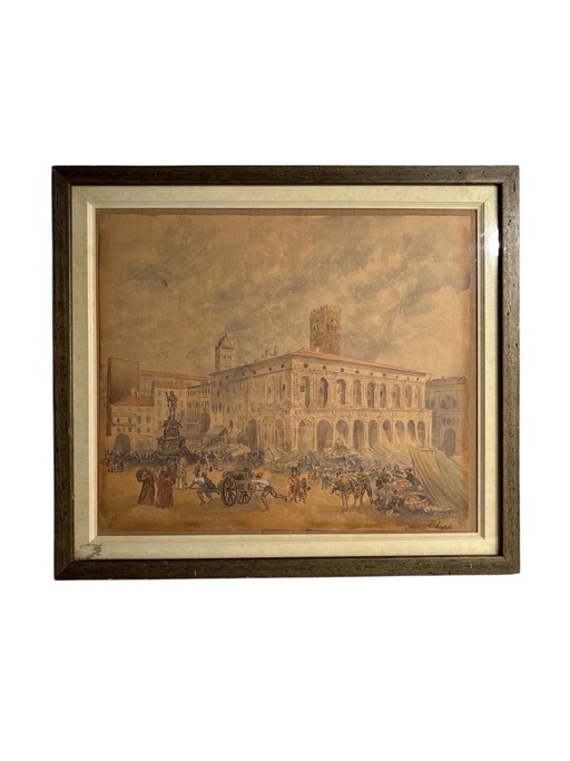 Painting Mixed Media on Bologna Paper by John Prout ( )