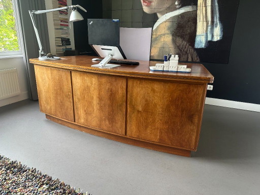 Scrivania direzionale Eckhart - stile vintage anni '50/'60