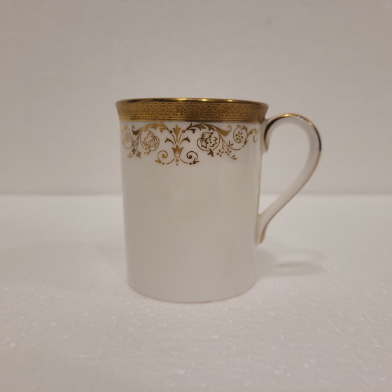 Image 1 of (6) Tazas Royal Doulton, Belmont H.4991, Porcelana y Filo de Oro, 60’s - Reino Unido