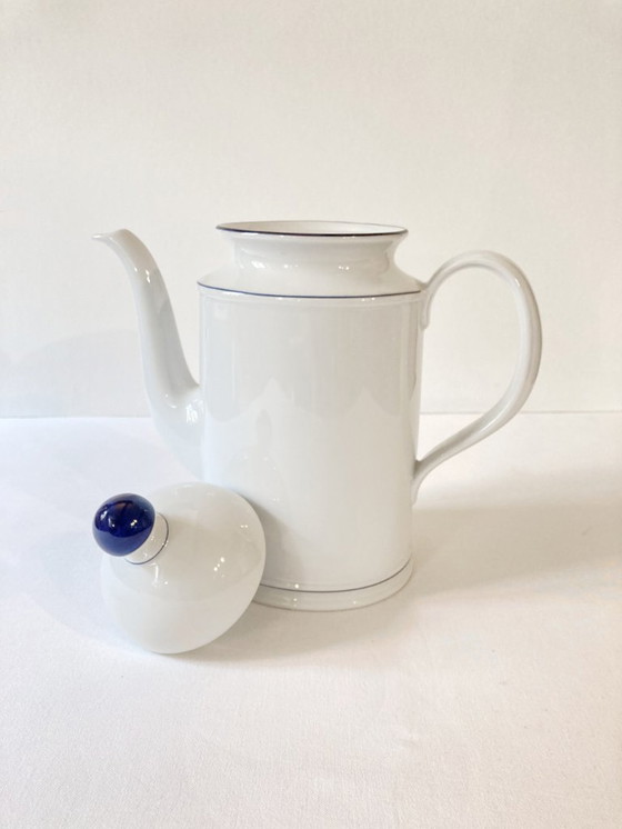 Image 1 of Coffee pot and sugar bowl in Seltmann Weiden porcelain, West Germany, Renate model, 1980s