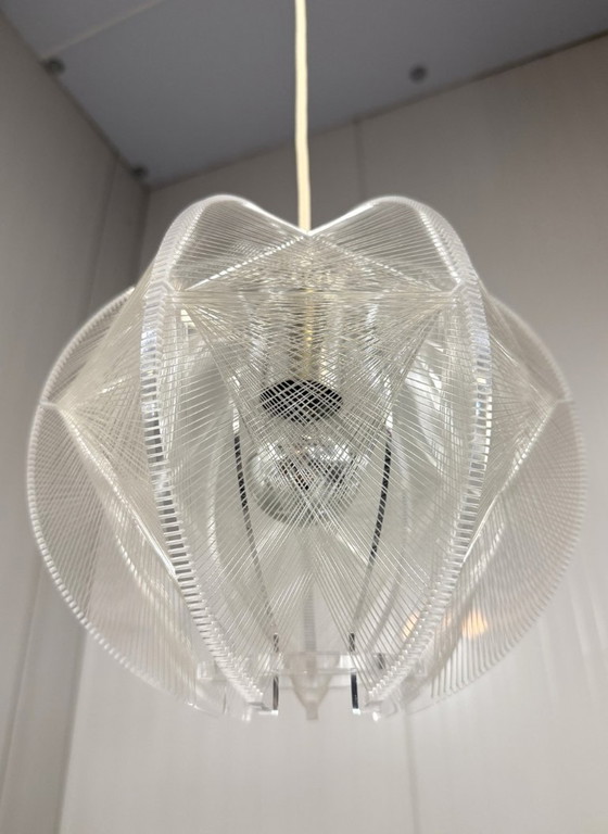 Image 1 of Lampada a sospensione in plexiglas di Paul Secon per Sompex