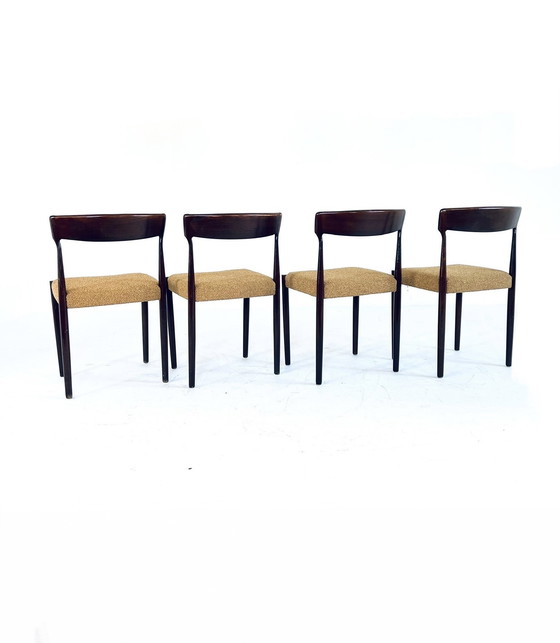 Image 1 of 4x Gerestaureerde Vintage Stoel ‘60