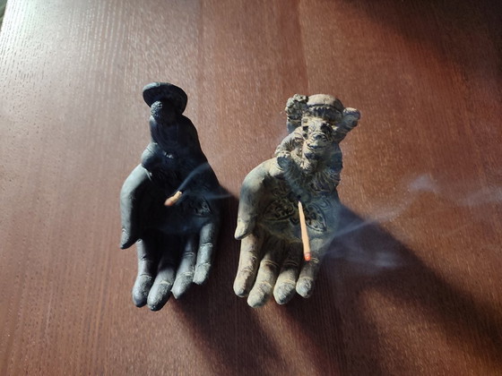 Image 1 of 2 wierookbranders (Boeddha en Ganesha)