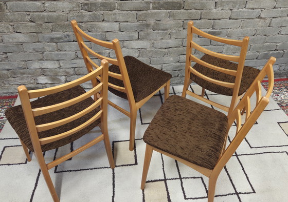 Image 1 of Set di 4 sedie scandinave degli anni '60