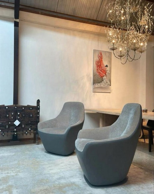 2 fauteuils pivotants Leolux Cantate Nouveau