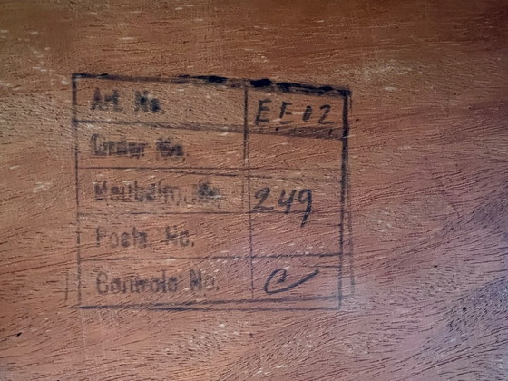 Image 1 of Vintage Dutch Design Bureau Cees Braakman EE02 voor Pastoe