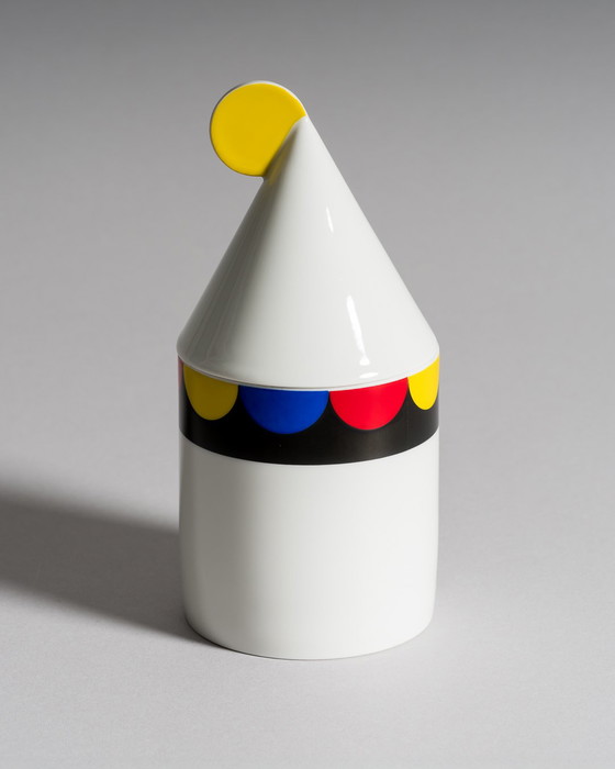 Image 1 of Scatola-coperchio di porcellana vintage in stile Memphis di Thomas / Rosenthal, anni '80