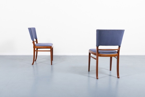 Image 1 of Chaises de salle à manger danoises du milieu du XXe siècle, datant des années 1950