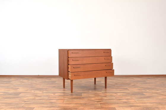 Image 1 of Mid-Century Dänische Teak Kommode von Kai Kristiansen für Fm Møbler, 1960S.