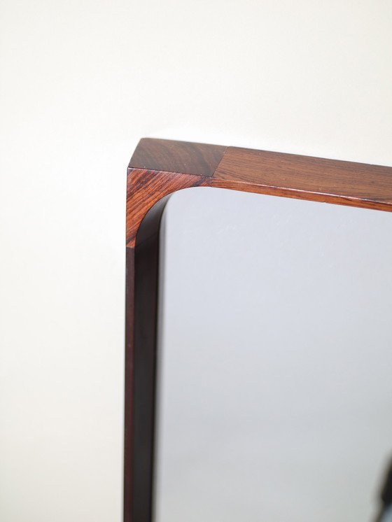 Image 1 of Mirror Niels Clausen Rosewood Danish Vintage