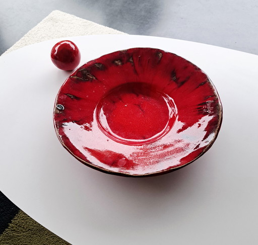 Cerámica vintage sierschaal xl 