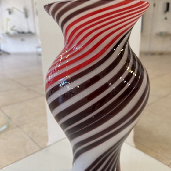 Vintage Murano vaas uit de jaren 70, veelkleurig, Italiaans design, Venetië – Plantenbak, Murano Glass (photo 8 of 8)
