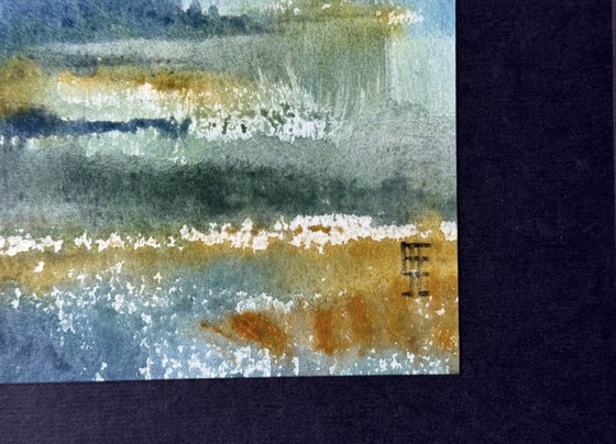 Eugène Eechaut (1928-2019) - Watercolor on Paper, Hand Signed, Dated and Framed – Paintings & Drawings, Glass (photo 9 of 15)