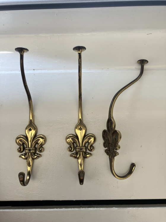 Image 1 of Percheros de latón antiguo