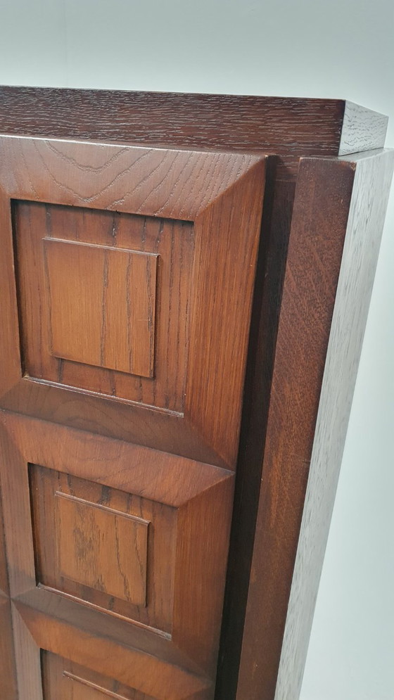 Image 1 of Brutalist vintage barkast cabinet highboard 70s bar