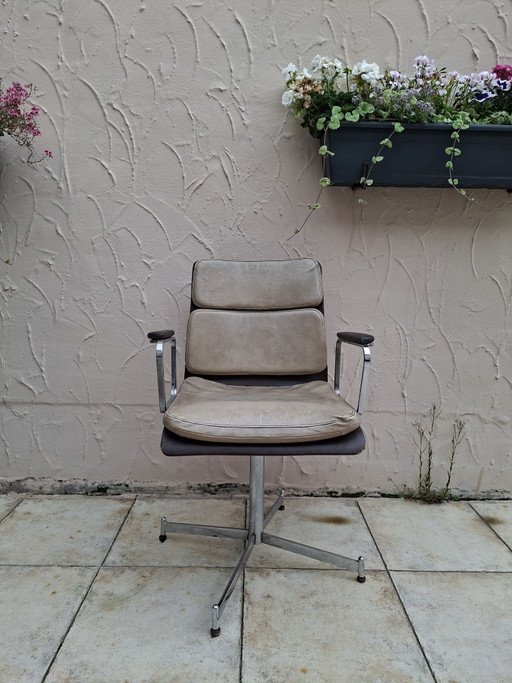 Vintage chrome office chair