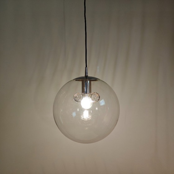 Lampada a sospensione vintage Peill & Putzler in vetro – Lampade a sospensione (photo 2 of 7)