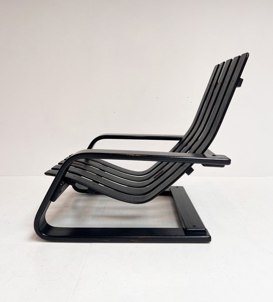 Image 1 of Poltrona rivestita color cognac, anni '60