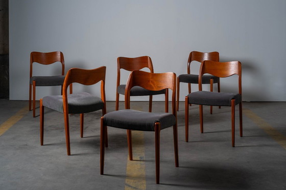 Image 1 of Niels O. Møller - Sedie da pranzo modello 71