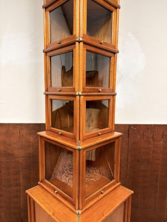 Vetrina da museo inglese originale Globe Wernicke – Vetrine, Vetro, Legno (photo 15 of 19)