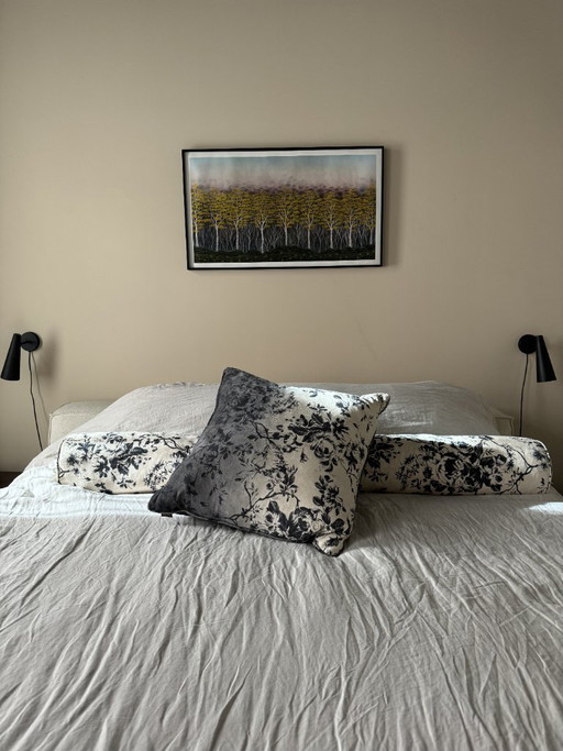 House of Hackney - Dalston Rose - Cushion Set - 2 x Bolster Cushions, 1 x Cushion – kussentjes, Cotton