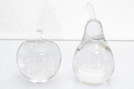 Papel prensado de cristal hecho a mano Royal Leerdam Apple & Pear de Siem van der Marel – decoratieve objecten (photo 2 of 8)