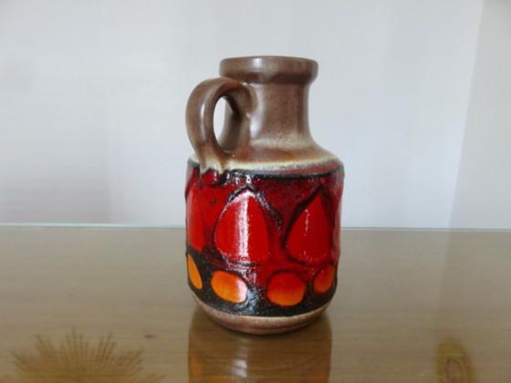 Image 1 of Jarrón de cerámica con asa, Alemania Occidental, 1960 1970