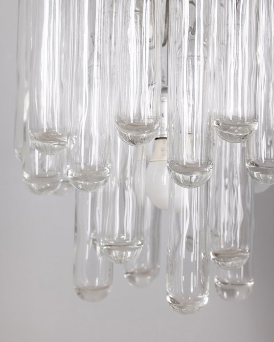 Image 1 of Vintage 60s Murano glazen kroonluchter ontworpen door Gaetano Sciolari