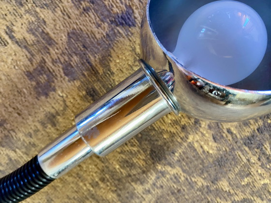 Image 1 of Lampada da tavolo Valenti con morsetto Hebi Italia anni '70 vintage cromata