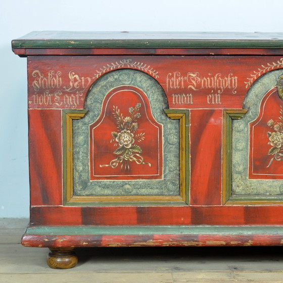 Image 1 of Folk Art Bridal Chest, Anno 1829