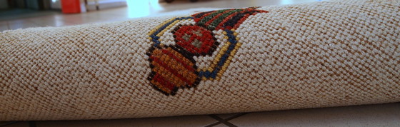 Image 1 of Tappeto Gabbeh persiano vintage fatto a mano, 140 cm x 215 cm, anni '60 - 1C344